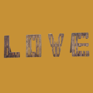 LOVE Buchstaben